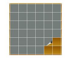 Adhesivo para azulejos para baño y cocina – 10 x 10 cm – gris mate – 240 adhesivos para azulejos para pared azulejos