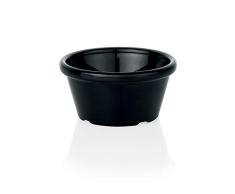 WAS 9510 062 Pet - Cuenco para Aperitivos (6 cm de diÃ¡metro, 3,5 cm de Altura, 0,04 L), Color Negro