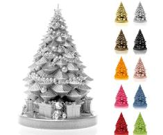 Candellana Christmass Tree with Gifts Vela - DecoraciÃ³n NavideÃ±a - ArtÃ­culos de Navidad - Vela Decorativa - Velas de Navidad - Regalo de Navidad - Regalos Hechos a Mano