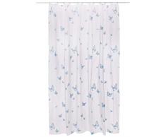 Spirella Cortina PLASTICO Lifestyle-Papillon Taubenblau 180 1131627, Blanco, Estandar