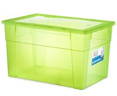 Stefanplast Visualbox - Caja de Almacenamiento (plástico), Transparente