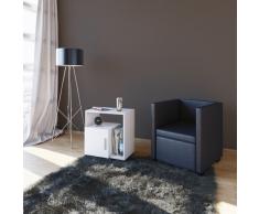 VCMÂ -Â Mesa Auxiliar, mesilla de Noche Consola Mesa Mesa revistero Blanco 55Â x 50Â x 30Â cm hewilo