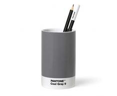 Pantone - Organizador de escritorio, de porcelana, gris frÃo 9, gris