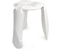 TM Zieta/9003 Taburete Infantil Caer Mini Acero, Blanco