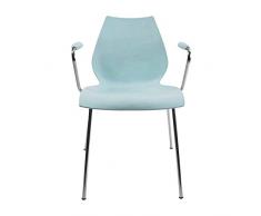 Sillón Kartell Maui, Gris Azul Claro