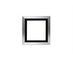 Painting Frames Instagram - Marco de Fotos con Marco de Fotos y pósteres con Soporte a Medida, Marco Plateado con Soporte Negro a Medida, 38,1 x 38,1 cm para Fotos de 30,5 x 30,5 cm