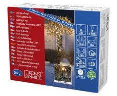 Konstsmide 3609Â âÂ 800Â LED Luz Cadena, plÃ¡stico, color negro