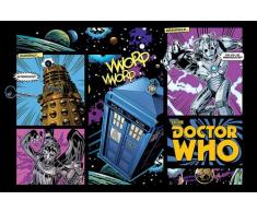 Empire Merchandising 654519 Doctor Who Comic Disposición de la película Póster De TV Serie England Fantasy Sci Fi Science Fiction 91,5 x 61 cm
