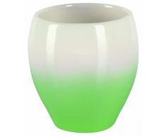 Spirella colección Bali Gradient, Portacepillos de Dientes Ã9 x 9,5 cm, Gres, Verde