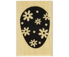 Hero Arts Huevo de Pascua de Madera con Sello de Goma de 3,81 cm x 5,08 cm