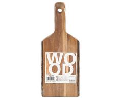 H&H Corteza Tabla Rectangular Corteza, Madera, marrón, 30 x 12 x 4.5 cm