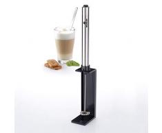 Westmark Espumador de leche eléctrico Brasilia, Acero Inoxidable, plata