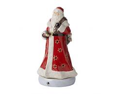 Villeroy & Boch Christmas Toys Memory Caja de mÃºsica Figura PapÃ¡ Noel, Porcelana, Rojo