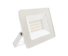 Proyector LED 20W Ultraslim de Exterior IP65 Orientable Blanco 4000K 30000H 7hSevenOn