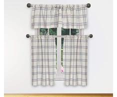 Home Maison se Puede Lavar a máquina en Agua frÃa, Utilizar Solo lejÃa sin Cloro, secar en Secadora a Baja Temperatura y Planchar a Temperatura Baja, Multi, 58 x 15 (2 Piezas)