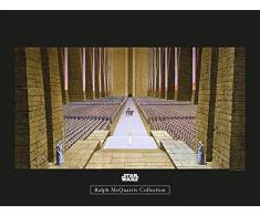 Komar Wandbild Von Star Wars Classic RMQ Ceremony | Kinderzimmer, Jugendzimmer, Dekoration, Kunstdruck | ohne Rahmen | WB129-40x30 fotomural, carbÃ³n