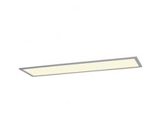 SLV I de Pendant Pro, LED Indoor - Lámpara de techo, 1195 x 295 mm, ugr < 19 4000 K lámpara, aluminio, 42 W, Gris