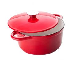 IBILI - COCOTTE Redonda ROJA 24X11,50 CM