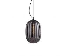 Lumineca Lámpara colgante smoky Tuline, 4 W, Diámetro: 32 cm. Altura: 160 cm