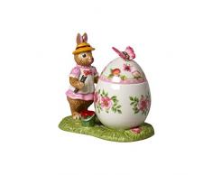 Villeroy & Boch Bunny Tales Tarro Huevo de Pascua Anna, Porcelana, Multicolor