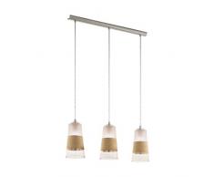 EGLO 49152 lámpara Colgante, 60 W, níquel mate