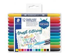 STAEDTLER Fibra Bolígrafo Duo 12ST Surtidos