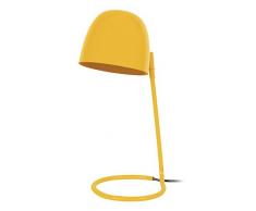 Tosel 90298 lámpara escritorio 1 luz, acero, E14, 40 W, amarillo, 14 x 40 cm