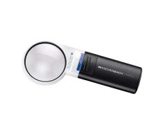 neoLab Mobilux 4-4401 - Lupa de Mano (LED, 3 aumentos, 60 mm de diámetro), Color Negro y Gris Claro