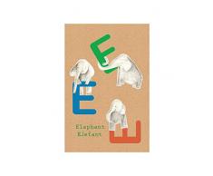 Komar Wandbild Von ABC Animal E | Poster, Bild, Wohnzimmer, Schlafzimmer, Dekoration, Kunstdruck | ohne Rahmen | P036E-30x40 fotomural, carbÃ³n