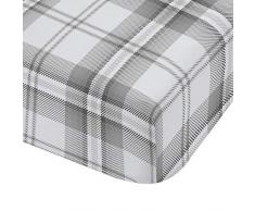 Catherine Lansfield Bajera Cama 105, 100% AlgodÃ³n, Grey, 105x200