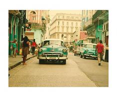 Komar Wandbild Von Cuba Rush | Poster, Bild, Wohnzimmer, Schlafzimmer, Dekoration, Kunstdruck | ohne Rahmen | P122C-50x40 fotomural, carbÃ³n