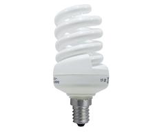 LAES - Bombilla Ahorro Energético Espiral, E14, 13 watts, Blanco, 45 x 105 mm