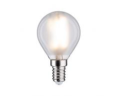 Paulmann 28631 lámpara LED filamento Gota 5 vatios clásico Bombilla Mate 2700 K Blanco cálido E14, 5 W