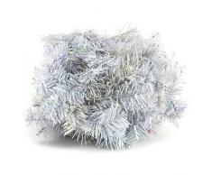 Euro Palms 83500414 - Espumillón para árbol de Navidad (espeso, 270 cm), color blanco