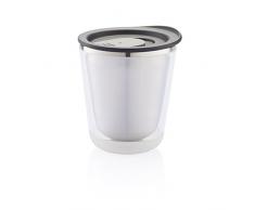 XD Diseño P432.021 Dia Taza del Viaje del Acero Inoxidable Negro 9,2 x 8,5 x 10,2 cm