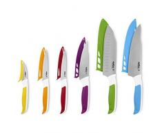 Zyliss ZE920242 - Juego de 6 cuchillos de cocina Comfort, acero inoxidable