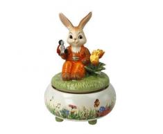 Goebel Ostern Figura de Conejo de Pascua, Porcelana, Multicolor, 11.50x11.50x17 cm