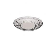 Villeroy & Boch 11-7309-0825 Boston Col. Ahumado, Plato Decorativo para ensaladas y postres con un Toque Gris, Cristal