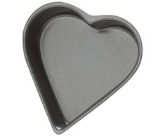 PÃ¢tisse 2844 empaÃ±ado Molde en Forma de corazÃ³n Antiadherente de Acero Recubierto Negro 11 x 3.5 cm