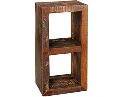 Wohnling Estante Delhi, Mango Maciza de Madera, 45 x 35 x 90 cm