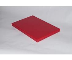 Denox 11850.254 - Tabla de Cortar (500 x 300 mm), Color Rojo