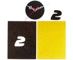 Asir Group LLC Reloj de Pared, Multicolor