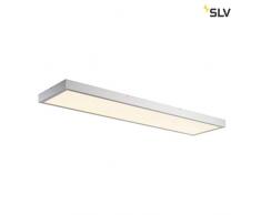 SLV panel 1200 X 300 Mm LED Indoor techo (, 3000 K, lámpara de plata gris, Aluminio, 45 W, Gris