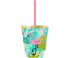 American Crafts Vasos reutilizables tropicales, talla Ãºnica