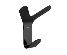 Tiger Gancho Ypsilon para Ropa y Toallas, 4.5 x 11.8 x 11 cm, Acero Inoxidable, Negro