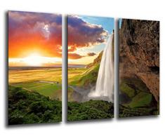 Poster Fotográfico Paisaje Cascada, Naturaleza Tamaño total: 97 x 62 cm XXL