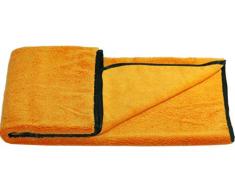 Glart T44WG - Absorbente y suave toalla de baño de microfibra para perros y mascotas de 90 x 60 cm, color naranja