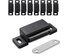 IPEA Cierres magnÃ©ticos para muebles, puertas, armarios, cajones â 10 unidades â Cierre magnÃ©tico con imÃ¡n para puertas y aparadores â Bisagra magnÃ©tica â Cierre magnÃ©tico para cocina y hogar â negro