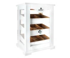 Egoist JK00194 Vitrina Humidor, Color Blanco