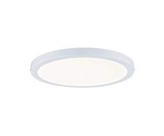 Paulmann 70869 Atria-Panel LED para montaje en techo y pared (22 W, 2700 K, luz cÃ¡lida, intensidad regulable), color blanco mate, White, Ã 300 mm